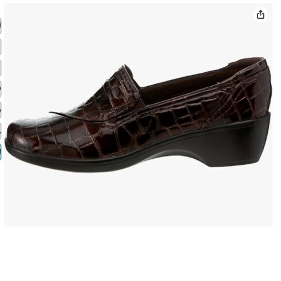 CLARKS WOMEN'S MAY POPPY CROC PRINT LOAFER - Picture 5 of 10